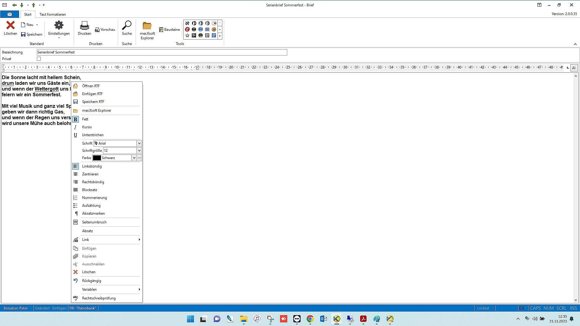 mexXsoft X2 – KI schreibt Ihre LV-Texte