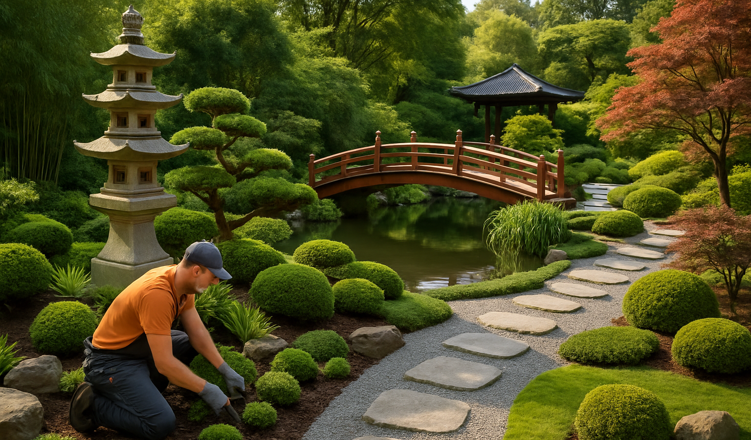 Asiatische Gartengestaltung: Planung und Umsetzung für Handwerksbetriebe