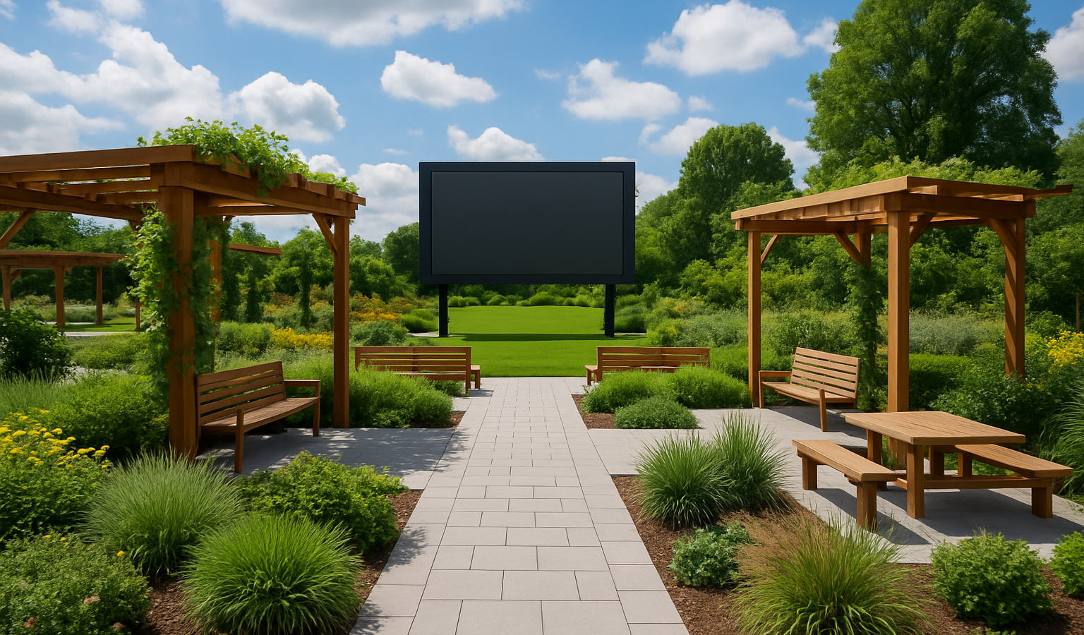Außenräume für Großveranstaltungen: Professionelle Gestaltung von Public Viewing Areas