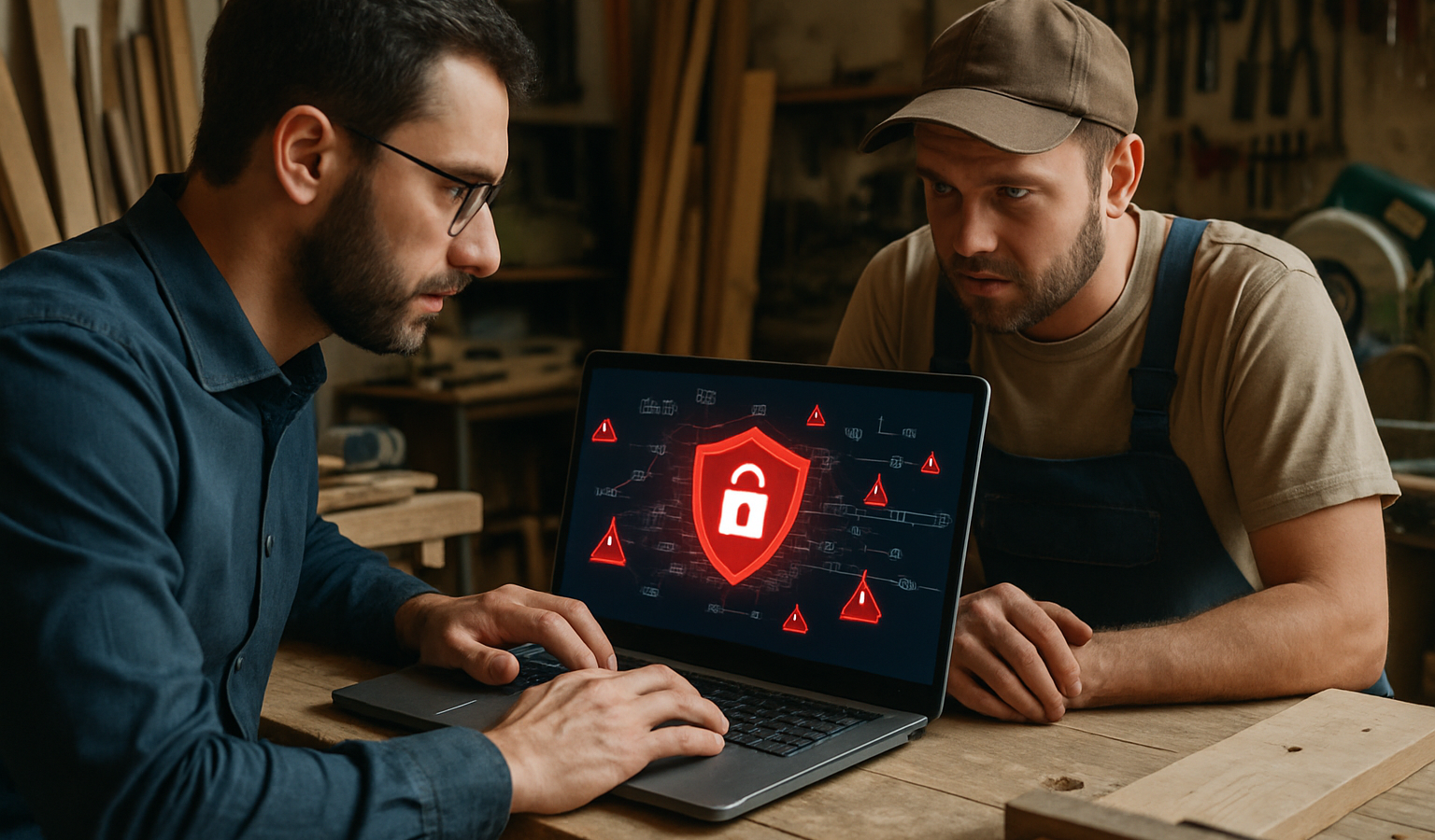 Cybersicherheit im Handwerksbetrieb: Schwachstellen proaktiv erkennen