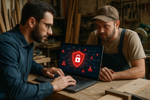 Cybersicherheit im Handwerksbetrieb: Schwachstellen proaktiv erkennen