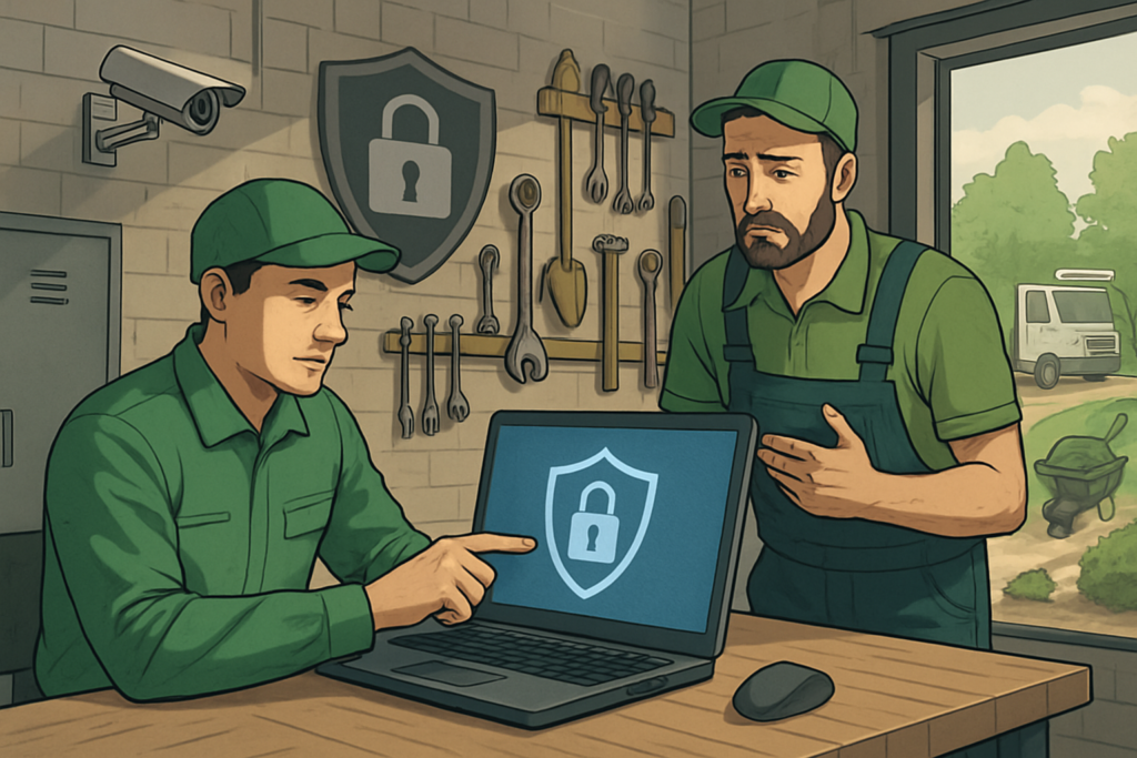 Cybersicherheit im Handwerksbetrieb – Worauf GaLaBau-Unternehmen achten sollten