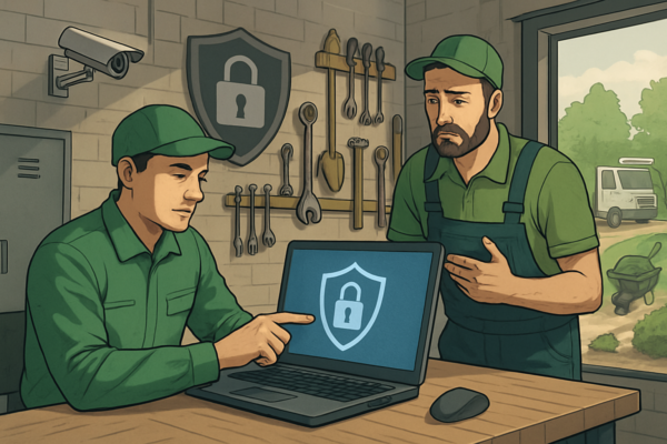 Cybersicherheit im Handwerksbetrieb – Worauf GaLaBau-Unternehmen achten sollten