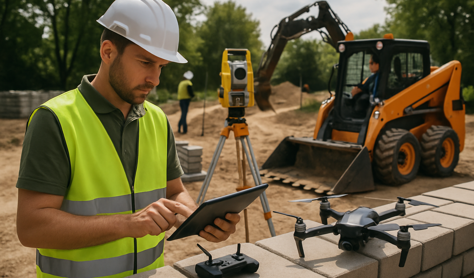 Digitale Helfer im GaLaBau: Moderne Technik für effiziente Baustellen