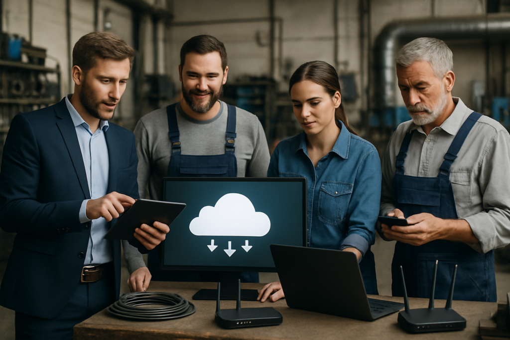 Digitale Infrastruktur und Cloud-Lösungen für Handwerksbetriebe