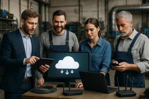 Digitale Infrastruktur und Cloud-Lösungen für Handwerksbetriebe