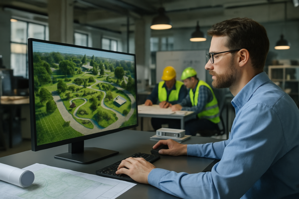 Digitale Simulationen im GaLaBau: Potenzial von Weltmodellen für die Planung