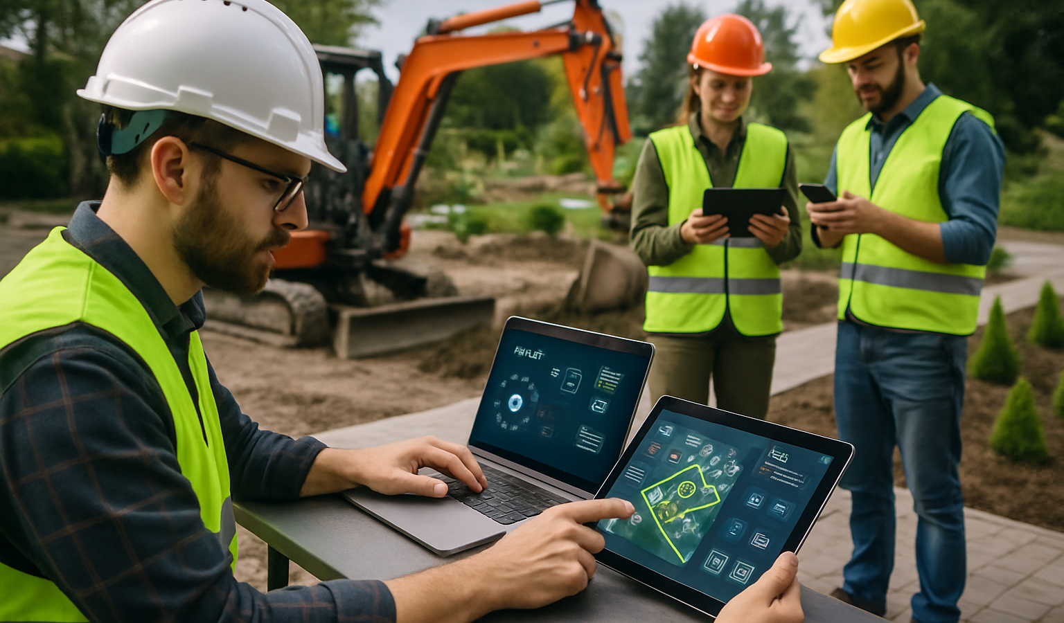 Digitalisierung im GaLaBau: Moderne Prozessoren für smarte Baustellen