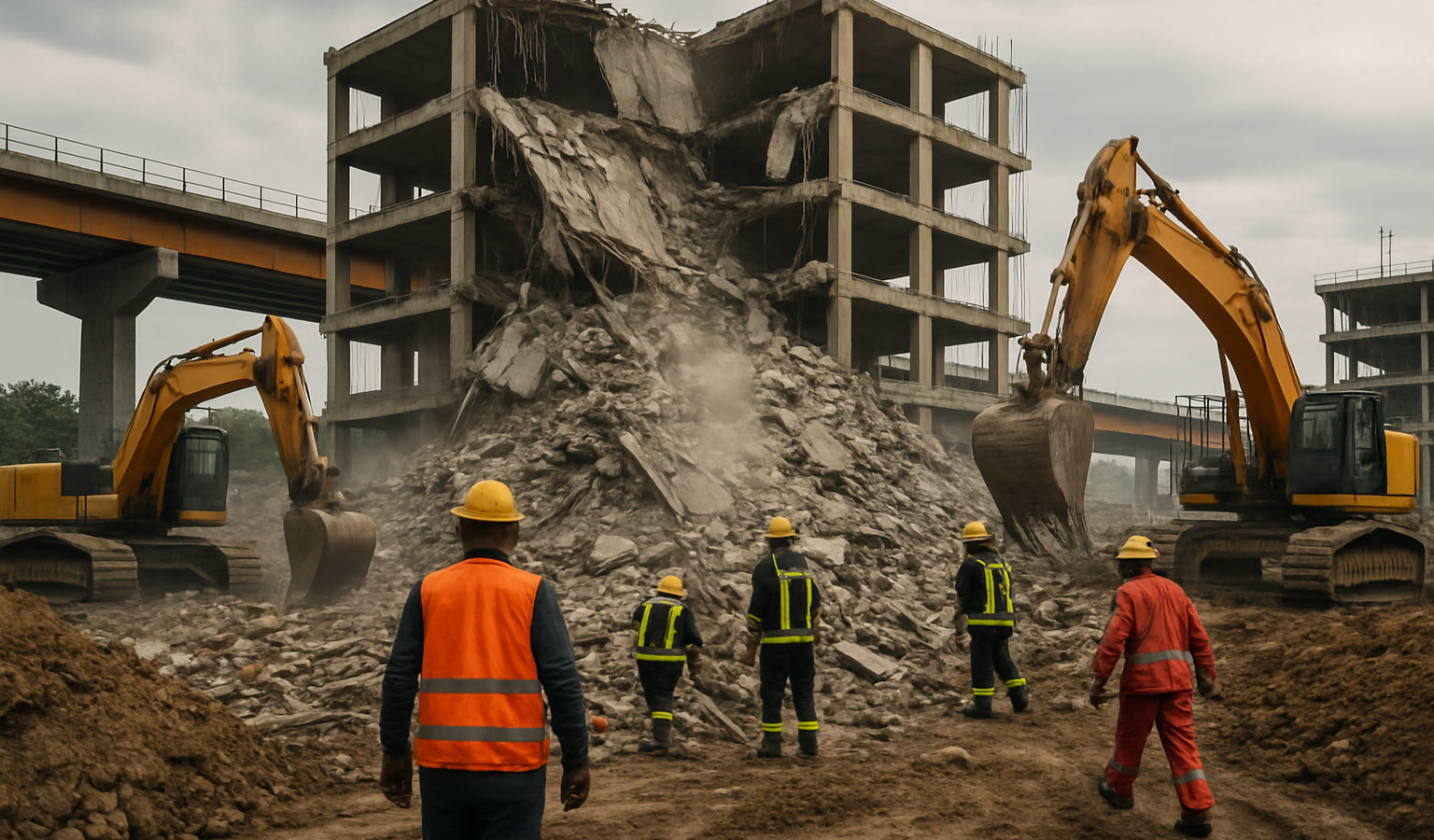 Gebäudeeinsturz und Infrastruktur: Herausforderungen für Einsatzkräfte