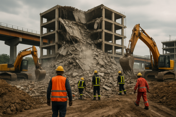 Gebäudeeinsturz und Infrastruktur: Herausforderungen für Einsatzkräfte