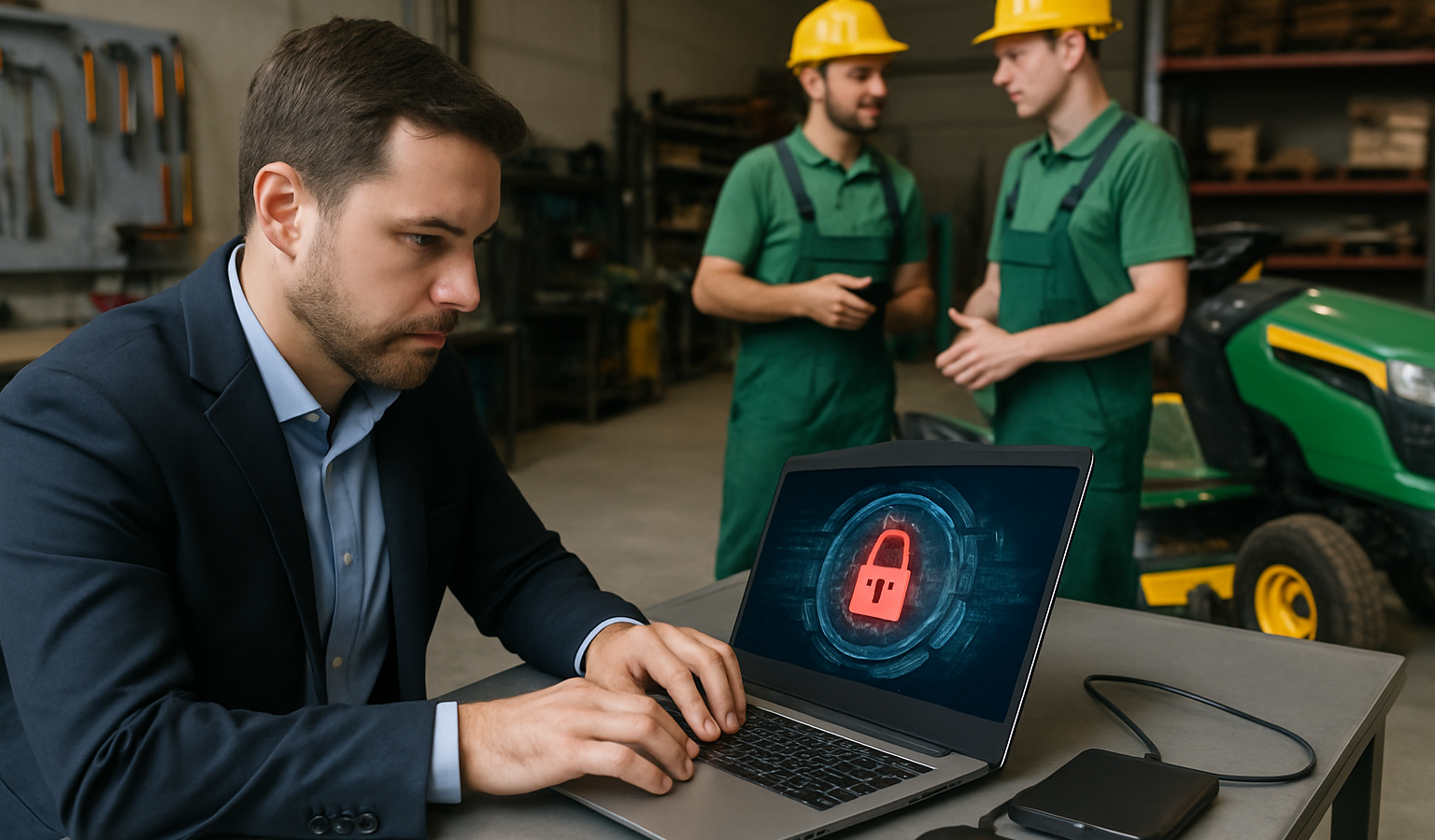 IT-Sicherheit im Handwerksbetrieb – Worauf GaLaBau-Unternehmen achten sollten