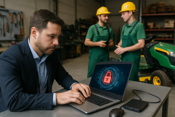 IT-Sicherheit im Handwerksbetrieb – Worauf GaLaBau-Unternehmen achten sollten