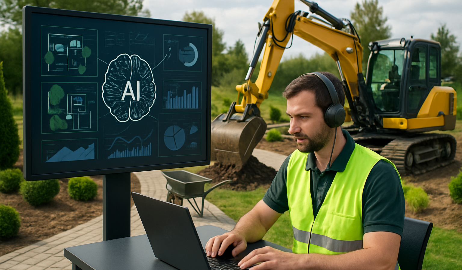Künstliche Intelligenz im GaLaBau – Intelligente Planungssysteme revolutionieren Projektmanagement