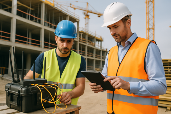 Schnellere Datenübertragung auf der Baustelle: Was Handwerksbetriebe wissen sollten